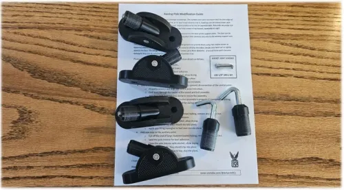 Awning: Central and End Poles Kit